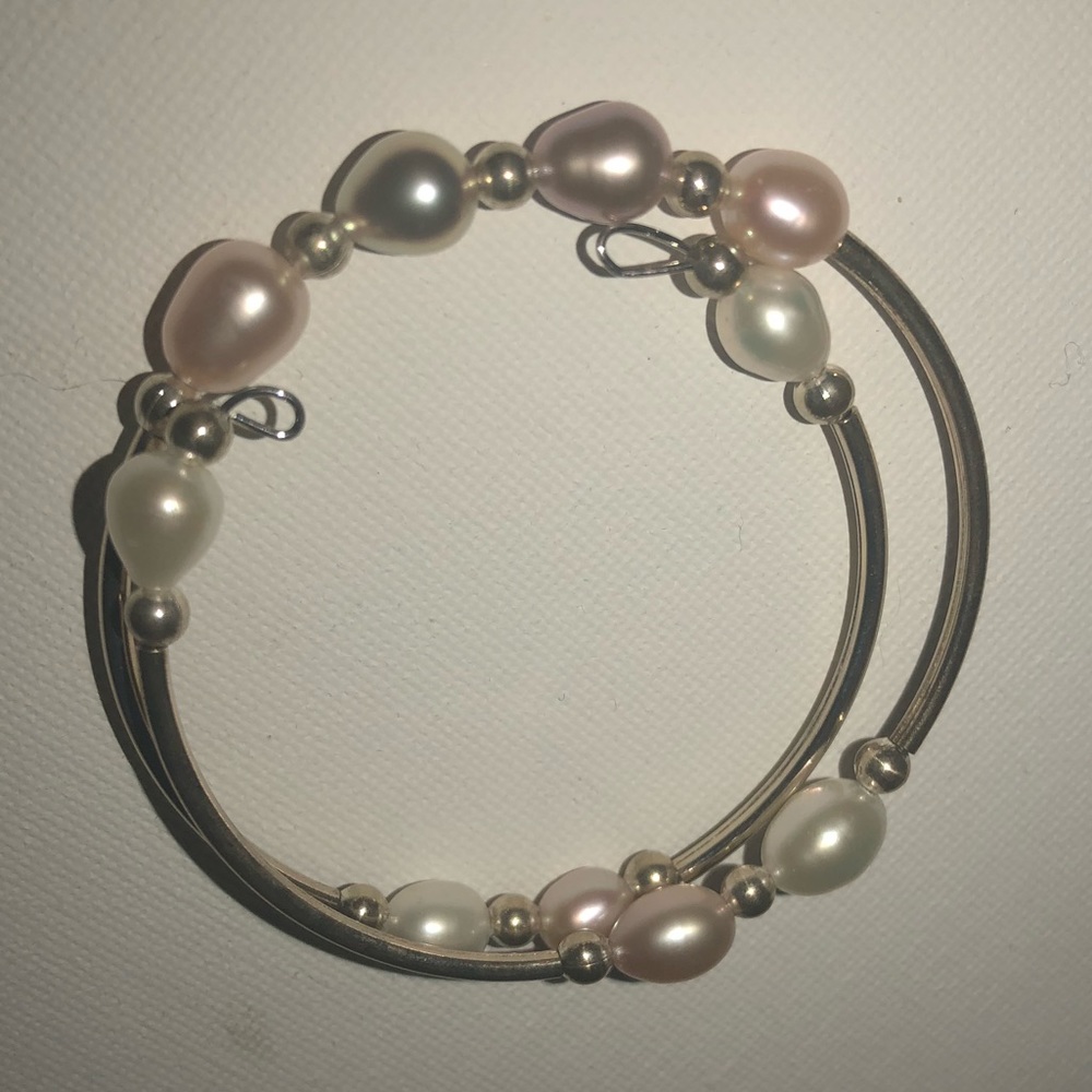 Handmade Pearl Wrap Bracelet